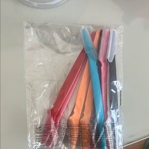 Vibrant Red and Orange Disposable Tableware Set